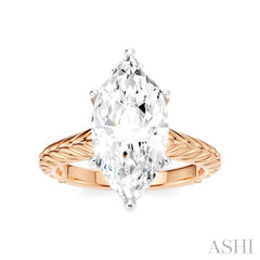 ASHI Marquise Shape Semi-Mount Diamond Engagement Ring 195B9PPFHPW-SM-MQ3