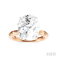 ASHI Oval Shape Semi-Mount Diamond Engagement Ring 196B7PPFHPW-SM-OV5