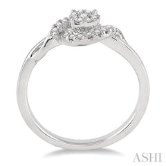 ASHI Round Shape Halo Lovebright Diamond Engagement Ring 19997PPFVWG-LE