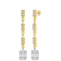 Parkplace Jewelers Fusion Diamond Long Earrings 974A3PPFGERYW
