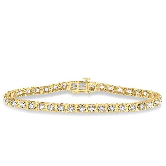Parkplace Jewelers Tulip Diamond Tennis Bracelet 70244PPFGYG