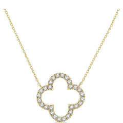 Parkplace Jewelers Clover Diamond Pendant 995JHPPFGNKYG