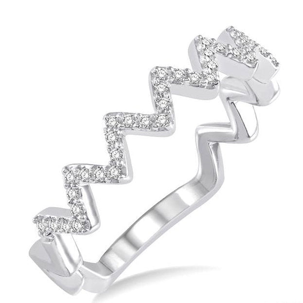 Parkplace Jewelers Zig-Zag Diamond Fashion Ring 401A8PPTSWG