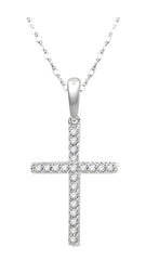 Parkplace Jewelers Cross Petite Diamond Fashion Pendant 624A8PPTSPDWG