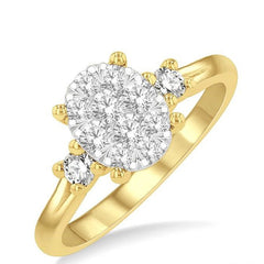 Parkplace Jewelers Oval Shape Lovebright Diamond Engagement Ring 128G3PPFHYW