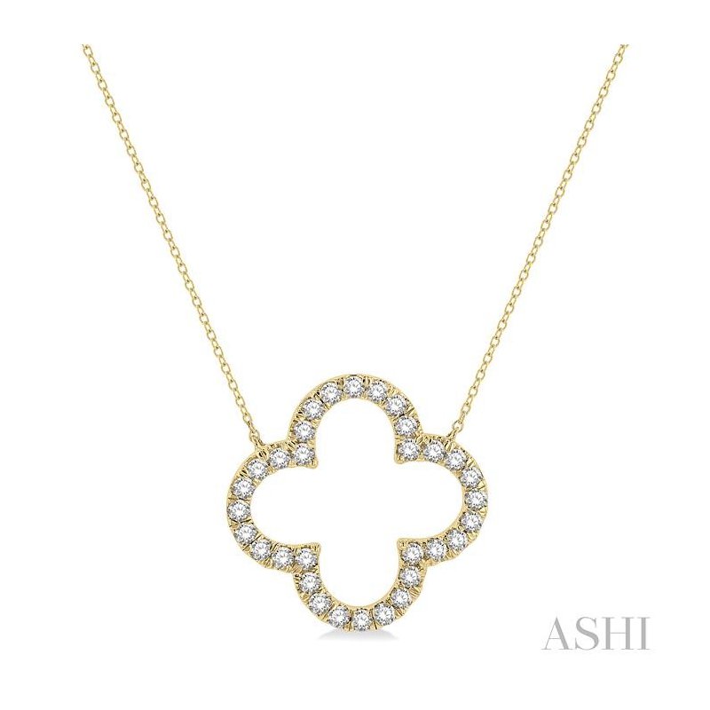 ASHI Clover Diamond Pendant 995J1PPFGNKYG