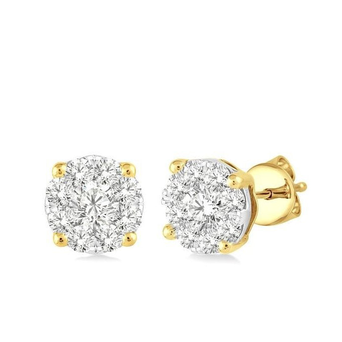 Parkplace Jewelers Round Shape Lovebright Essential Diamond Stud Earrings 91755PPFVERYW