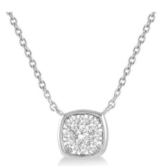Parkplace Jewelers Cushion Shape Lovebright Essential Diamond Pendant 99800PPFGNKWG