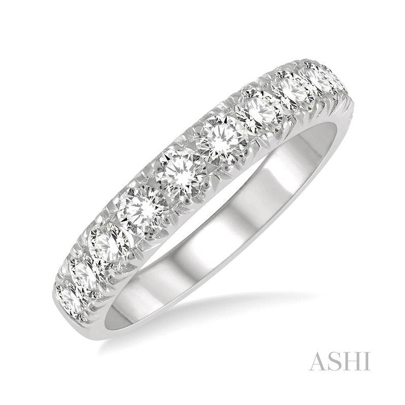 ASHI 11 Stone Diamond Wedding Band 33301PPFGWG