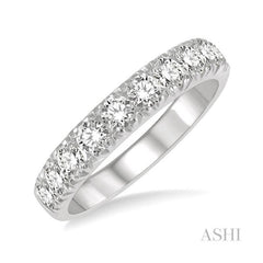 ASHI 11 Stone Diamond Wedding Band 33301PPFGWG