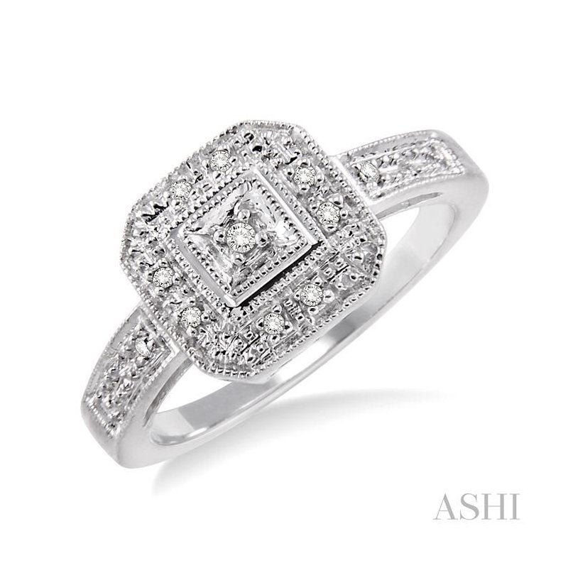 ASHI Diamond Ring 10599PPTSW