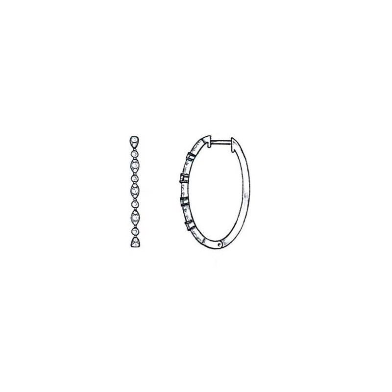 Le Vian Platinum Earrings TSDB 1B