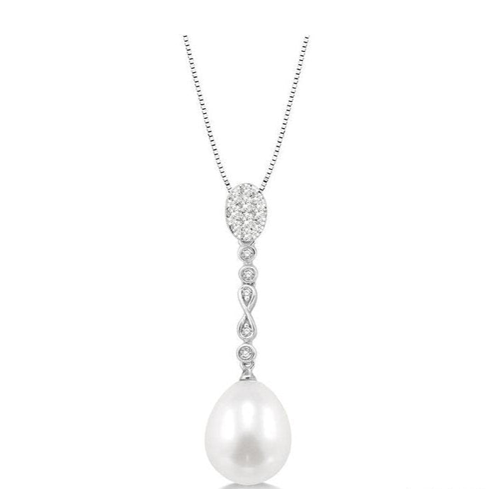 Parkplace Jewelers Pearl & Lovebright Diamond Fashion Pendant 56067PPFGPDWPWG