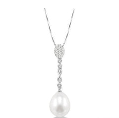 Parkplace Jewelers Pearl & Lovebright Diamond Fashion Pendant 56067PPFGPDWPWG
