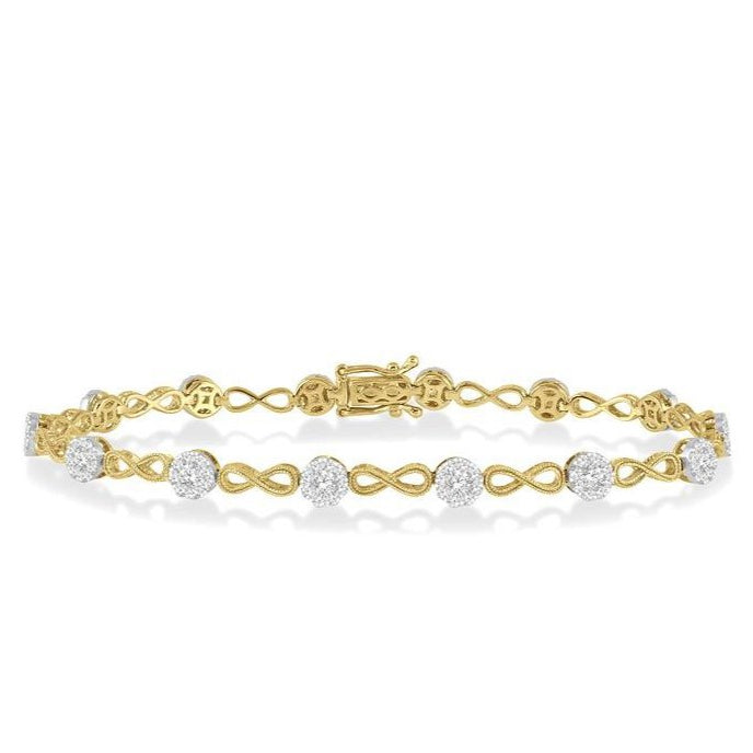 Parkplace Jewelers Lovebright Diamond Infinity Link Bracelet 70181PPFHYW