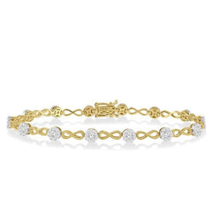 Parkplace Jewelers Lovebright Diamond Infinity Link Bracelet 70181PPFHYW