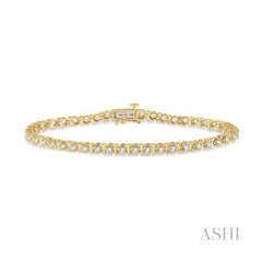 ASHI Tulip Diamond Tennis Bracelet 70242PPFGYG