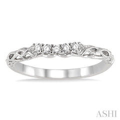 ASHI Diamond Wedding Band 20628PPFHWG-WB