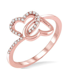Parkplace Jewelers Twin Heart Shape Diamond Fashion Ring 34748PPFSPG