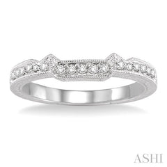 ASHI Diamond Wedding Band 21598PPFHWG-WB