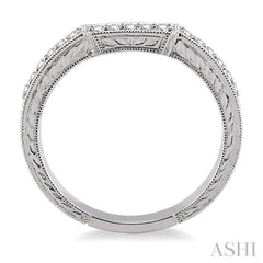 ASHI Diamond Wedding Band 21598PPFHWG-WB