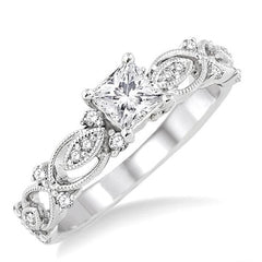 Parkplace Jewelers Princess Shape Diamond Engagement Ring 19293PPFHWG-LE