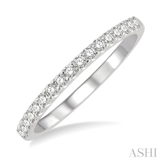 ASHI Diamond Wedding Band 219D6PPFVWG-WB