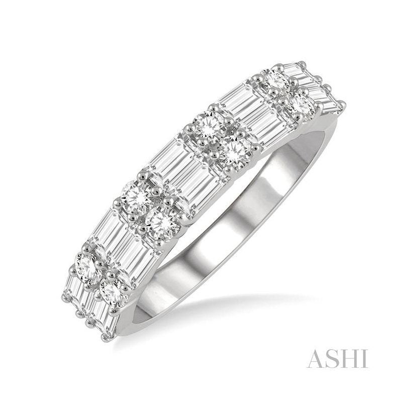ASHI Baguette Diamond Fashion Band 379B0PPFGWG-1.20