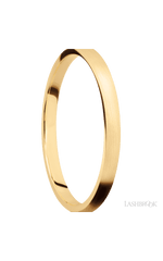 2 mm wide Domed 14K Yellow Gold band.
