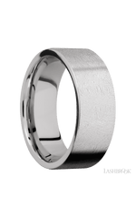 8 mm wide Flat Cobalt Chrome band.