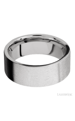 8 mm wide Flat Cobalt Chrome band.