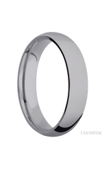 5 mm wide Domed Tantalum band.