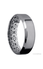 7 mm wide High Bevel Tantalum band.