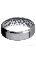 7 mm wide High Bevel Tantalum band.