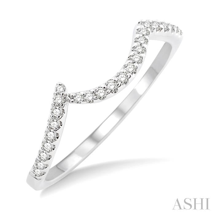 ASHI Diamond Wedding Band 22568PPFHWG-WB
