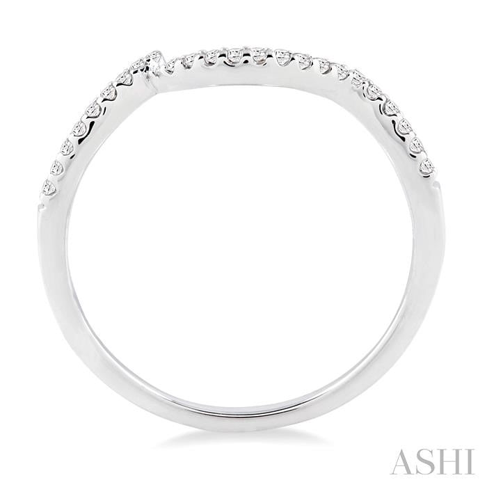 ASHI Diamond Wedding Band 22568PPFHWG-WB