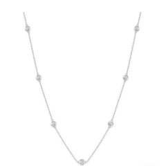 Parkplace Jewelers Diamond Station Necklace 997B0PPTSNKWG