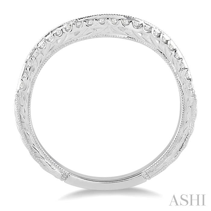 ASHI Diamond Wedding Band 22687PPFVWG-WB