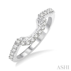 ASHI Diamond Wedding Band 22795PPFRWG-WB
