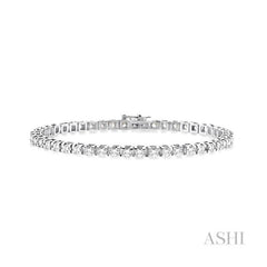 ASHI Diamond Tennis Bracelet 70165PPFGWG