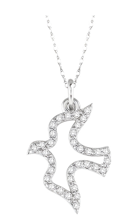 Parkplace Jewelers Dove Petite Diamond Fashion Pendant 98798PPFSPDWG