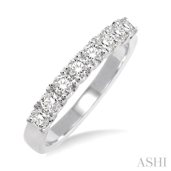 ASHI Diamond Wedding Band 23613PPFRWG-WB