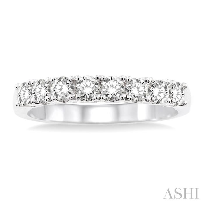 ASHI Diamond Wedding Band 23613PPFRWG-WB