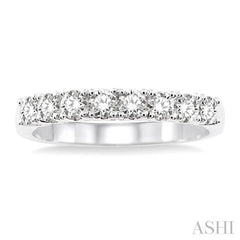 ASHI Diamond Wedding Band 23613PPFRWG-WB