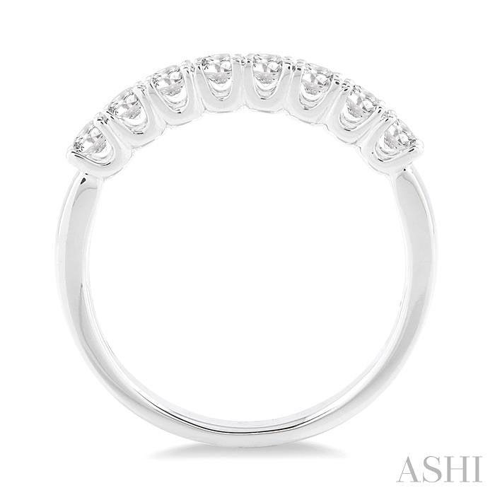 ASHI Diamond Wedding Band 23613PPFRWG-WB
