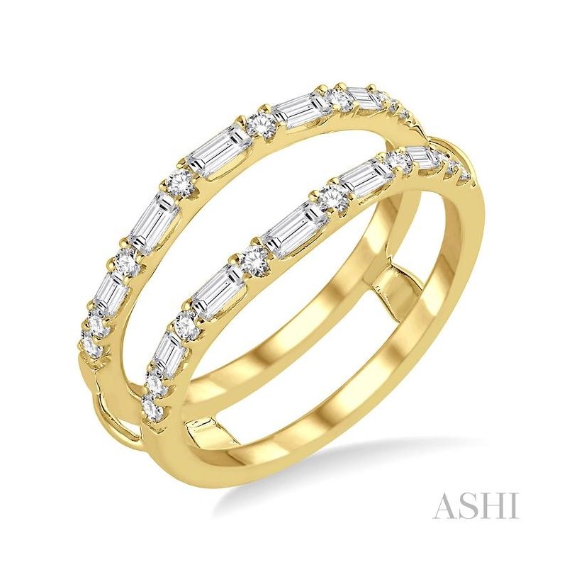 ASHI Baguette Diamond Insert Ring 29473PPFHYG