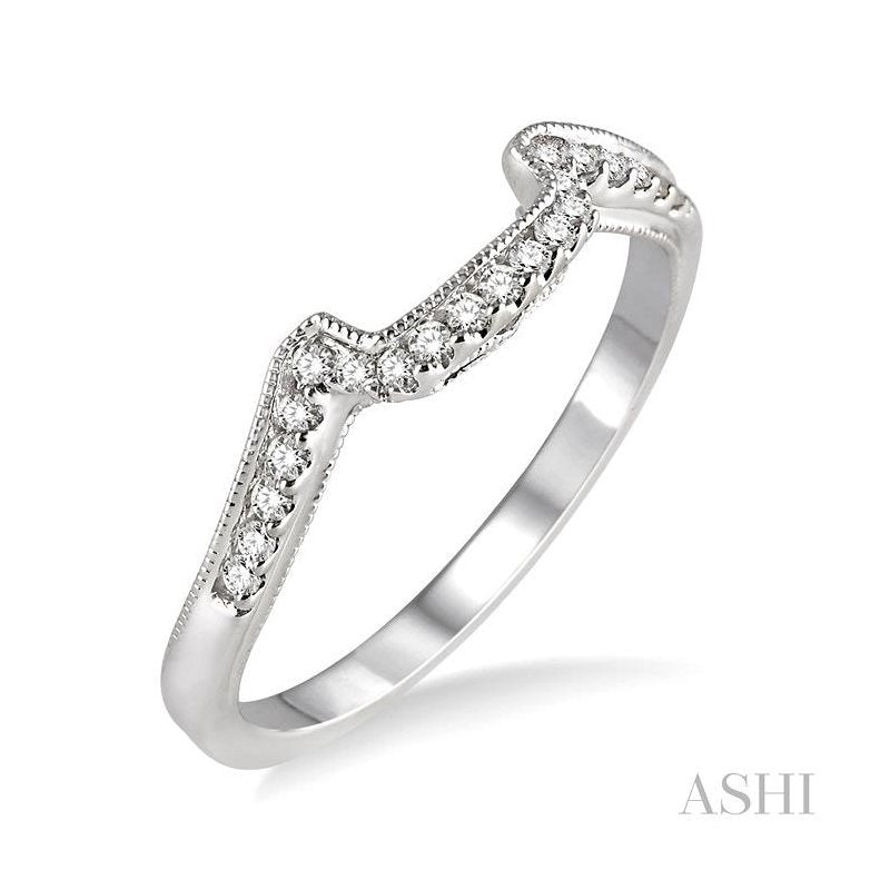ASHI Diamond Wedding Band 15848PPFHWG-WB