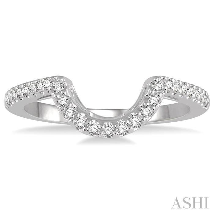 ASHI Curved Diamond Wedding Band 240H7PPFHWG-WB