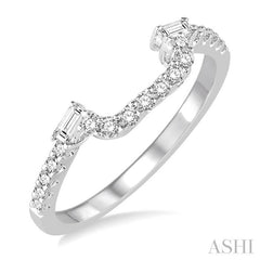 ASHI Diamond Wedding Band 241C6PPFVWG-WB