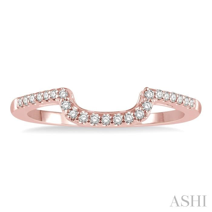 ASHI Curved Diamond Wedding Band 243H7PPFHPG-WB